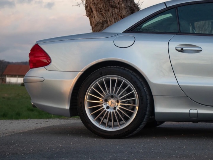Mercedes SL, detajl